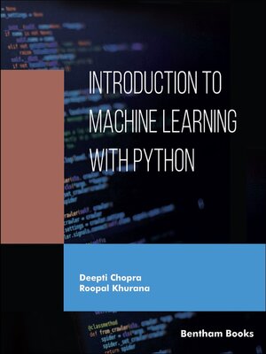 cover image of Introduction to Machine Learning with Python
